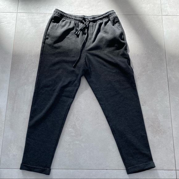 ZARA MEN’S JOGGER WAIST FLANNEL PANT - Picture 5 of 8